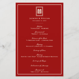Programa de matrimonio chino Rectangle Double Happ
