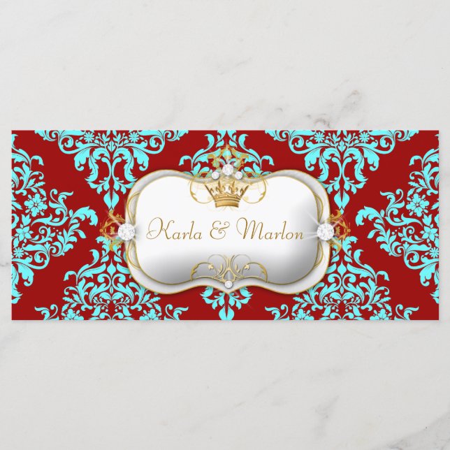 Programa de matrimonio Ciao Bella Lovey Dovey Dama (Anverso)