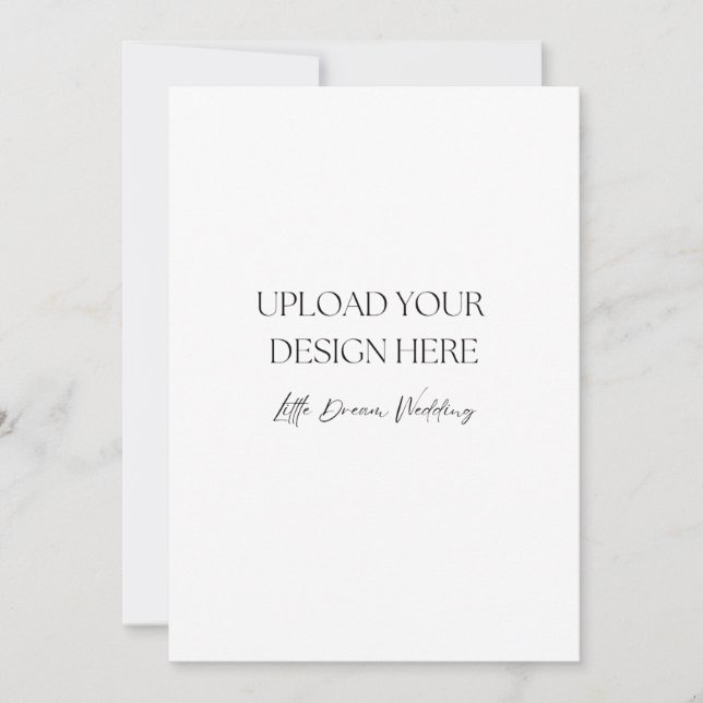 Programa de matrimonio de 5 x 7 pulgadas, doble ca (Anverso)