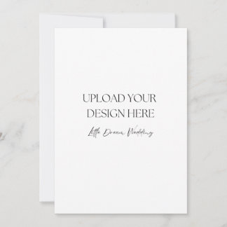 Programa de matrimonio de 5 x 7 pulgadas, doble ca