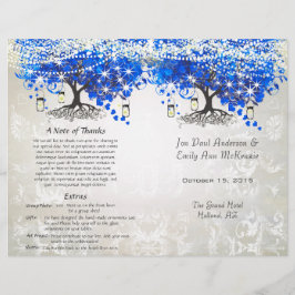 Programa de matrimonio de árboles de hojas de cora