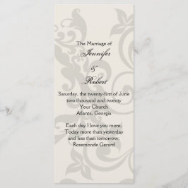 Programa de matrimonio de carbón vegetal y filigra