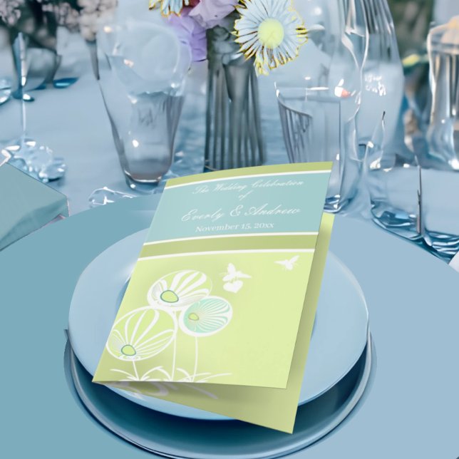 Programa de matrimonio de flores y abejas (Subido por el creador)