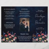 Programa de matrimonio de fotografía de campo rúst