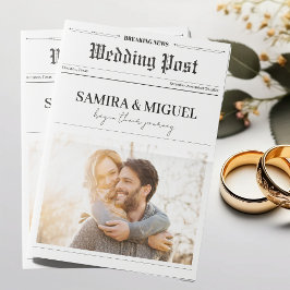 Programa de matrimonio de periódico - Time Line Ph