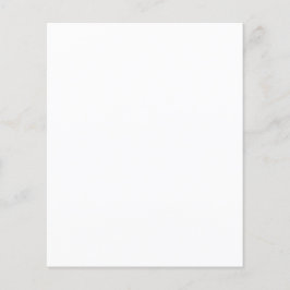 Programa de matrimonio en blanco de 4,5" x 5,6"