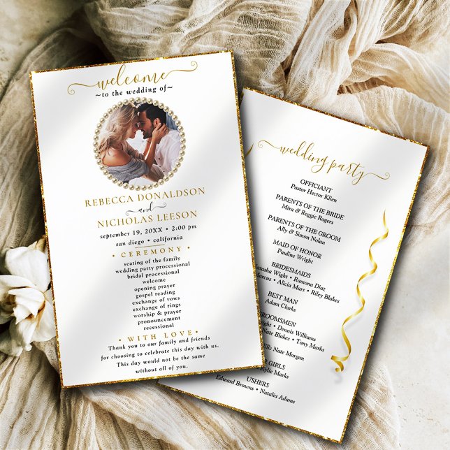 Programa de matrimonio fotográfico de Personalizad (Subido por el creador)