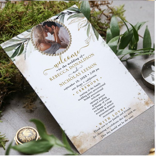 Programa de matrimonio fotográfico para Personaliz (Subido por el creador)