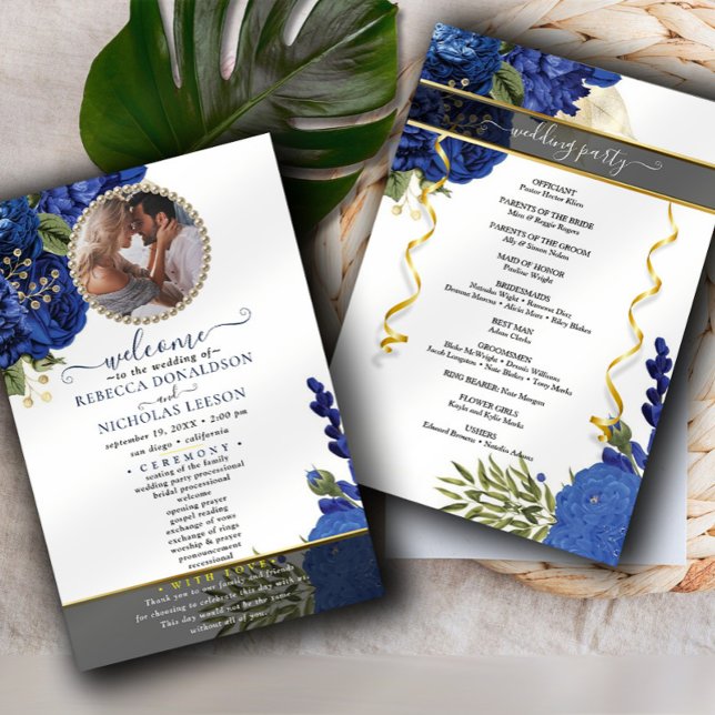 Programa de matrimonio fotográfico Personalizado d (Subido por el creador)