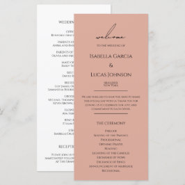 Programa de matrimonio fotográfico personalizado m