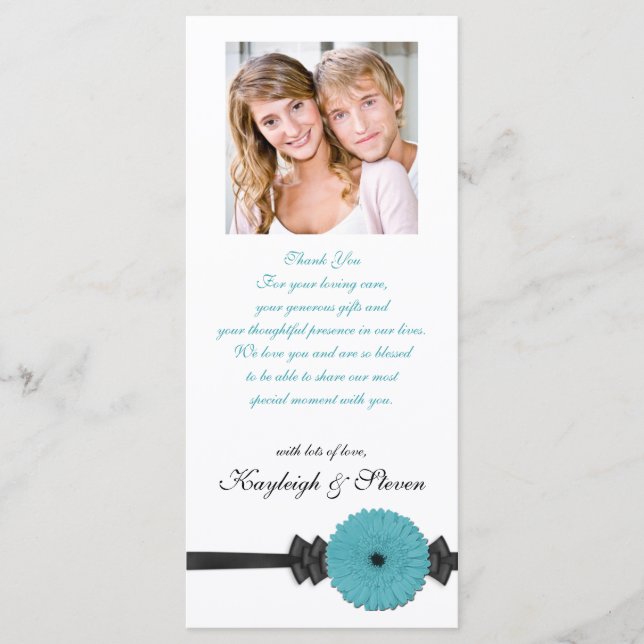 Programa de matrimonio Gerber Daisy (Anverso)