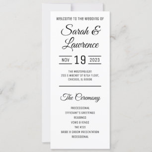 Programa de matrimonio minimalista