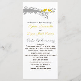 programa de matrimonio para los pájaros amorosos a