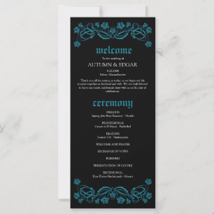 Programa de matrimonio para Rosas góticos