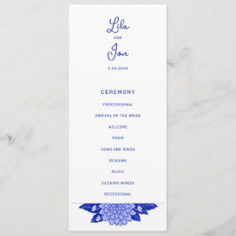 Programa de matrimonio personalizado de Dahlia