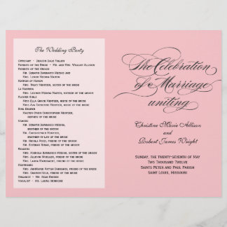 Programa de matrimonio personalizado_Rubor