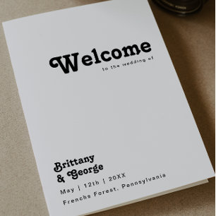 Programa de matrimonio plegado de fletamento retro