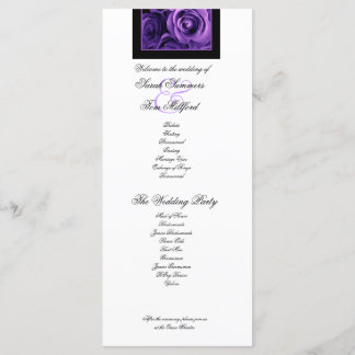 Programa de matrimonio PURPLE ROSAS y PURPLE LACE
