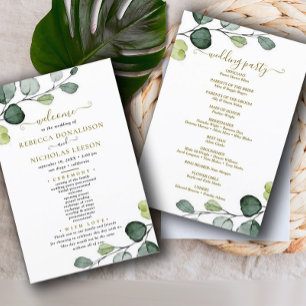 Programa de Matrimonio Simple Eucalyptus