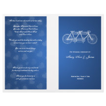 Programa de matrimonio simple Tandem Bike Blue