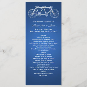 Programa de matrimonio simple Tandem Bike Blue