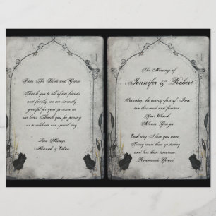 Programa de matrimonio Trellis para Rosa negro gót