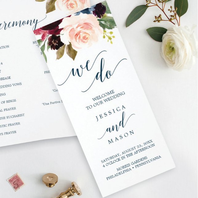 Programa de matrimonio tripartito de la Marina de  (Subido por el creador)