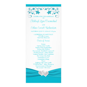 Programa de matrimonio Turquoise, Silver Love Hear