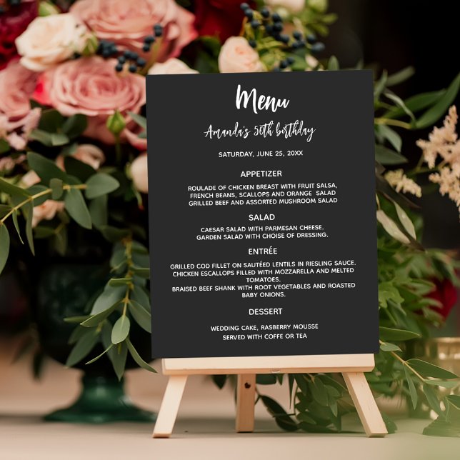 Programa de menú presupuesto blanco negro (Subido por el creador)