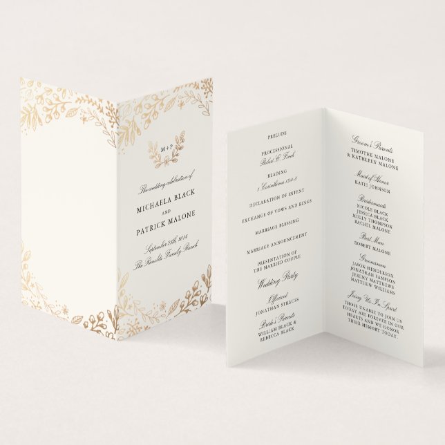 Programa de Mini Boda de Flores de Cosecha (Interior y exterior)