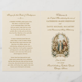 Programa de Misa Nupcial de Boda Católica en Caná
