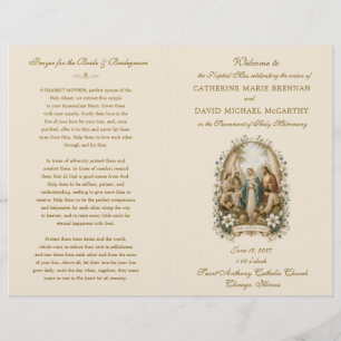 Programa de Misa Nupcial de Boda Católica en Caná