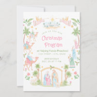 Programa de Navidad del Nacimiento en Pastel | Pre
