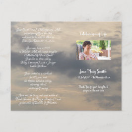 Programa de Orden de Servicio del Funeral de la Fo