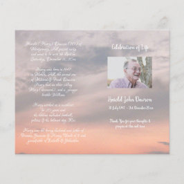 Programa de Orden de Servicio del Funeral de la Fo