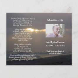 Programa de Orden de Servicio del Funeral de la Fo