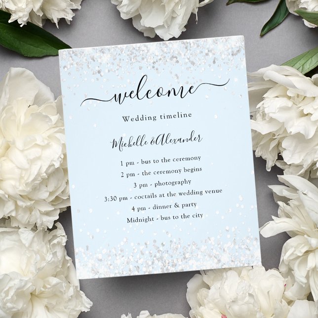 Programa de presupuesto para bodas de plata azul p (Subido por el creador)