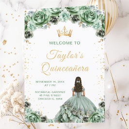 Programa de Quinceañera Floral de Princesa Verde S