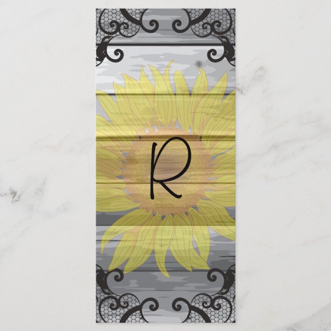 Programa de recolección de madera de los girasoles (Anverso)