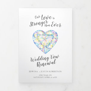 Programa de renovación de vocales del boda de la a