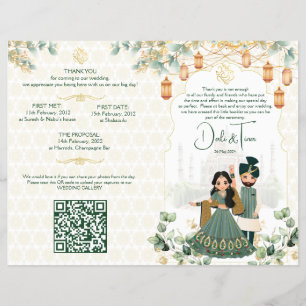 Programa de rituales bodas hindúes de oro verde