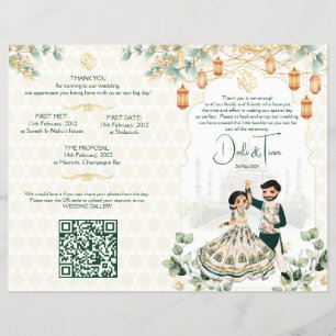 Programa de rituales bodas hindúes de oro verde