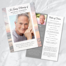 Programa de servicio conmemorativo de fotos de los