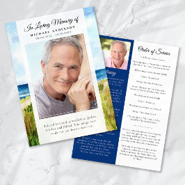 Programa de servicio conmemorativo de fotos de los