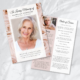 Programa de servicio conmemorativo de fotos de ros