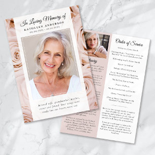 Programa de servicio conmemorativo de fotos de ros