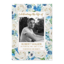 Programa de servicio conmemorativo de fotos en bla