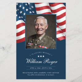 Programa de servicio conmemorativo patriótico