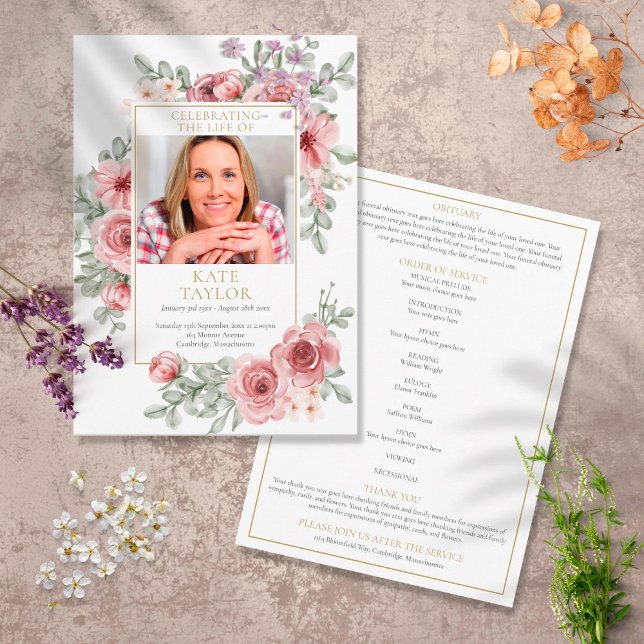 Programa de Servicio Funeral Floral Rosa Polvorien (Subido por el creador)