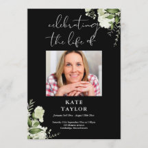 Programa de Servicio Funeral Memorial Greenery 